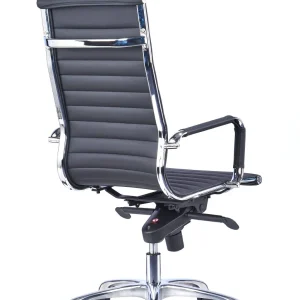 High Back Office Chair, Slim Profile