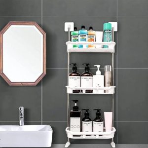 3-Layer Multifunctional Bathroom Storage Rack