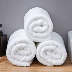 White Cotton Bath Sheet