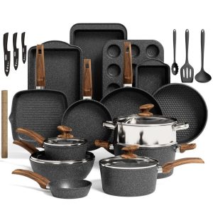 Premium 17-Piece Cookware Set