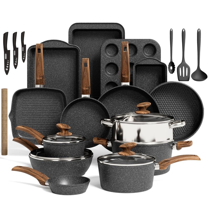 Premium 17-Piece Cookware Set