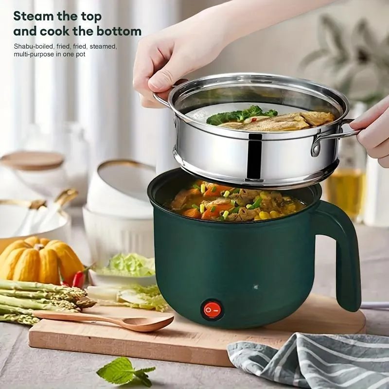 Mini Electric Cooker with Steamer