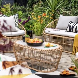 Lexy 4 Seater Rattan Garden Sofa Set
