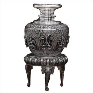 Silver Tone Antique Decorative Urn